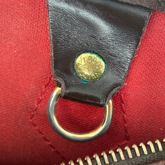 Louis Vuitton Damier Ebene Speedy 30 Custom Owl Detail - Picture 14 of 17